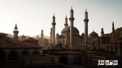 دانلود مدل سه بعدی مساجد خاورمیانه از Kitbash3D