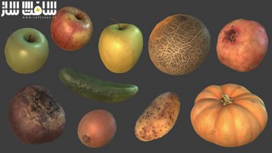 مدل سه بعدی انواع میوه برای یونیتی