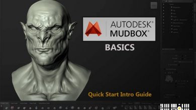 آموزش سریع Mudbox