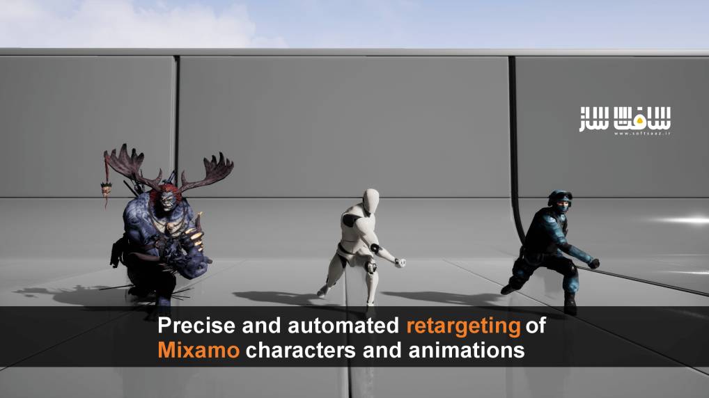 دانلود پروژه Mixamo Animation Retargeting برای آنریل انجین
