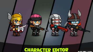 مگا پک Character Editor: Megapack برای یونیتی