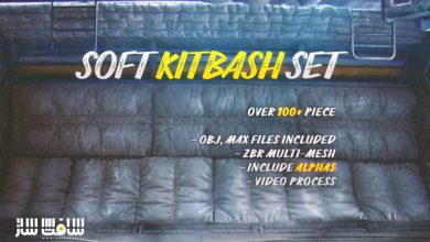 دانلود مجموعه کیت بش Soft Kitbash Set vol.1