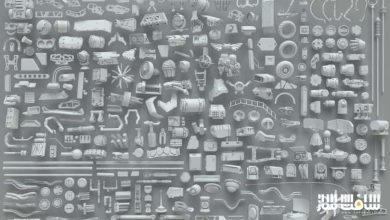 کالکشن کیت بش 268 نوع قطعات فلزی