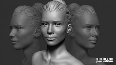 آموزش ساخت چهره زن واقعی با استفاده از ZBrush