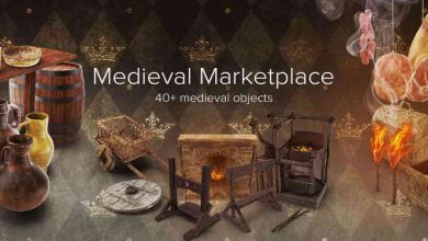 دانلود مجموعه تصاویر استوک بازار قرون وسطی