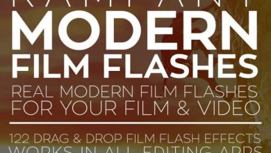 دانلود پکیج فوتیج فلاش های مدرن فیلم Modern Film Flashes