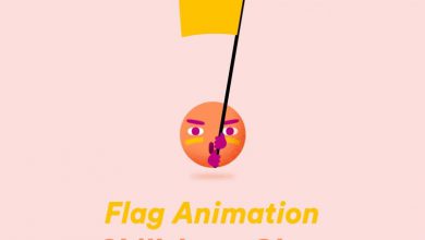 آموزش شروع کار در After Effects : انیمیشن پرچم