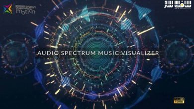 دانلود پروژه Audio Spectrum Music Visualizer برای افترافکت