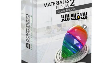 دانلود متریال های شیشه رنگی Vray برای 3ds Max