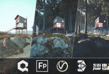 آموزش ایجاد محیط سه بعدی واقعی در Forest Pack و 3ds Max