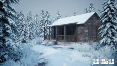 آموزش ساخت محیط برفی بازی واقعی در 3ds Max
