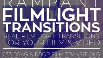 دانلود پکیج فوتیج ترانزیشن نوری FilmLight Transitions
