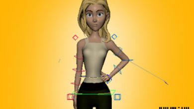 آموزش ریگ کامل بدن برای کاربران متوسط از AnimSchool