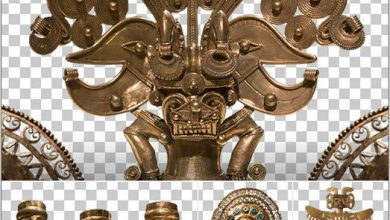 دانلود مجموعه تصاویر رفرنس از آثار طلاهای Aztec