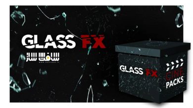 دانلود پکیج فوتیج شکستن شیشه Glass FX