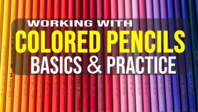 آموزش طراحی و نقاشی با مداد رنگی