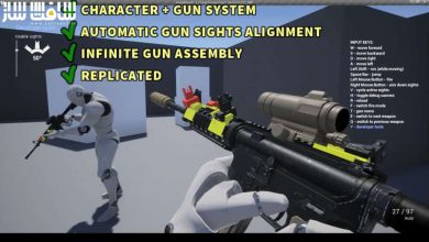 دانلود پروژه FPS Assemblable Gun برای آنریل انجین