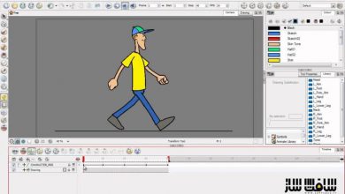 آموزش سیکل پیاده روی و دویدن در Toon Boom Animate