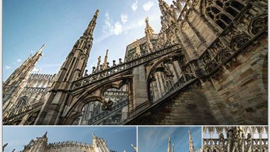 دانلود مجموعه تصاویر رفرنس کلیسای Milan Duomo