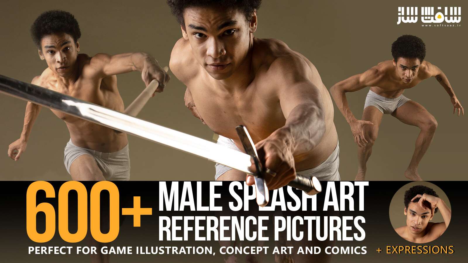 دانلود 600 تصاویر رفرنس ژست های هنری مردانه 