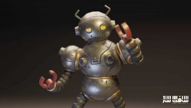 آموزش مدلینگ ربات Retro از کانسپت در Blender 2.9