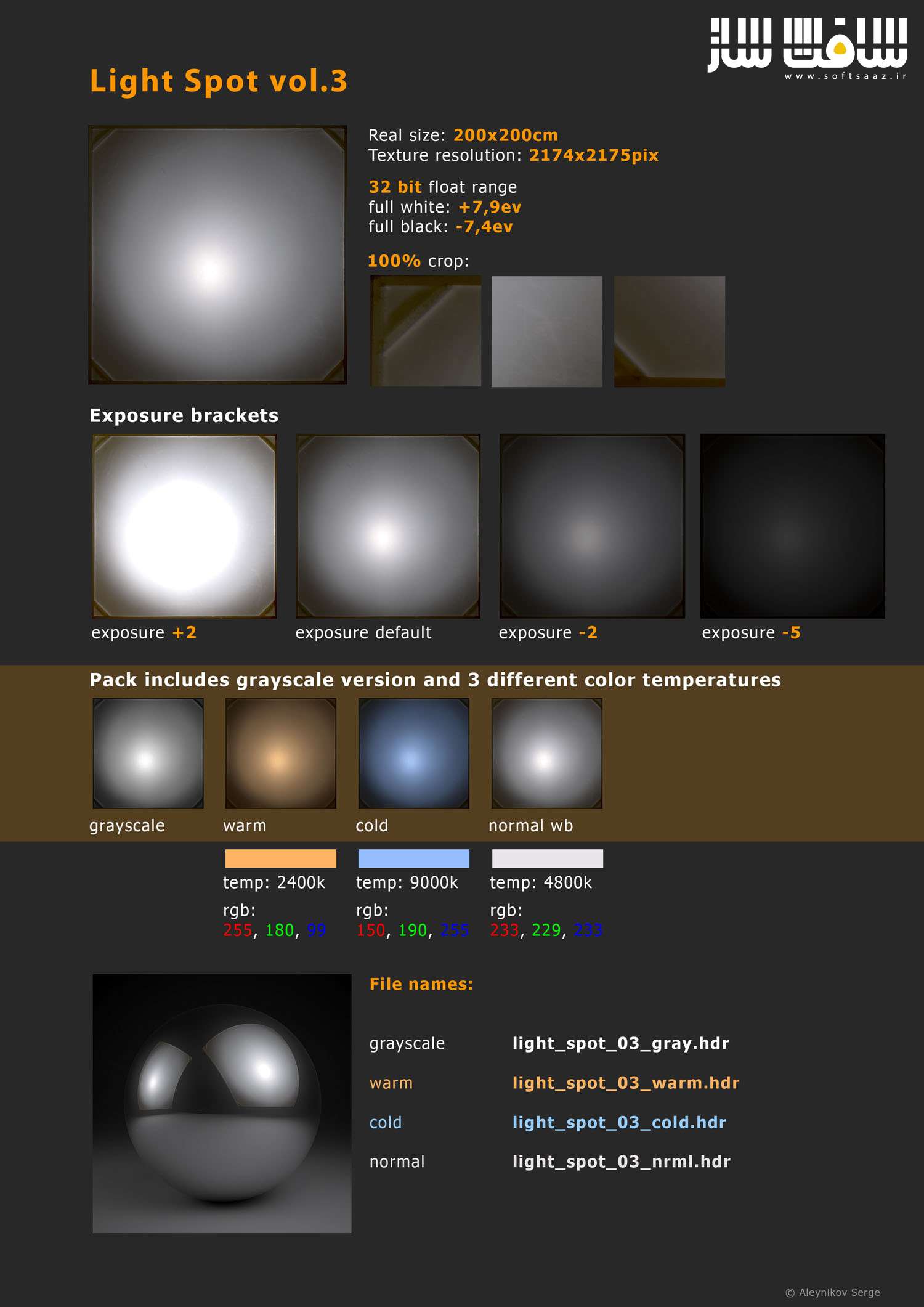 دانلود تصاویر HDRI صفحات نوری استودیو