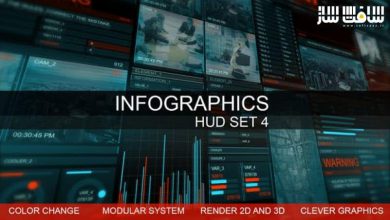 دانلود پروژه Infographics HUD smart graphics برای افترافکت
