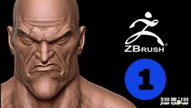 آموزش ساخت بدن و سر کاراکتر Kratos در Zbrush