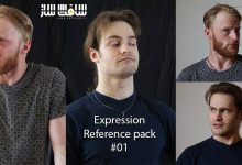 دانلود پک تصاویر رفرنس اکسپرژن صورت برای احساسات مختلف