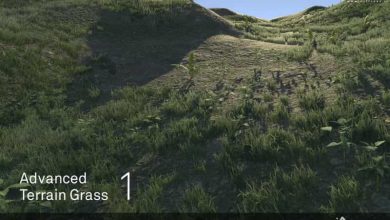 دانلود پروژه Advanced Terrain Grass برای یونیتی