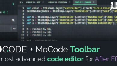 دانلود پلاگین Aescripts MoCode برای افترافکت