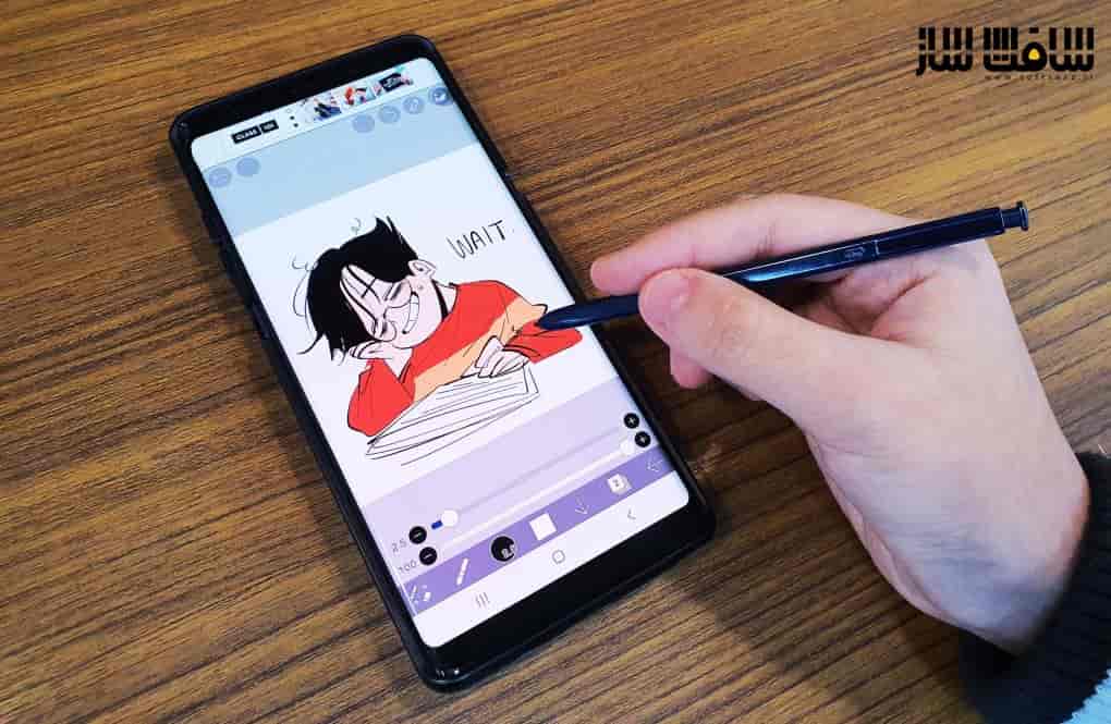 آموزش کشیدن و ایجاد کاراکتر ها Manga و انیمه روی گوشی 