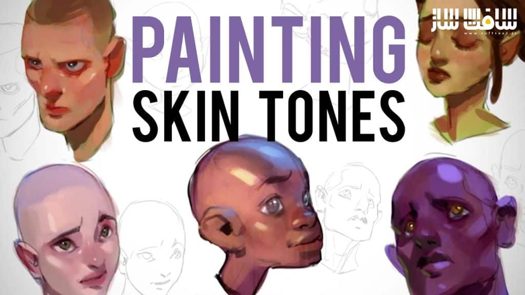 آموزش نقاشی پوست و سر انسان از Ahmed Aldoori