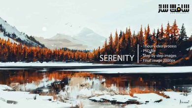 آموزش ایجاد تصویر Serenity از Aenami Art