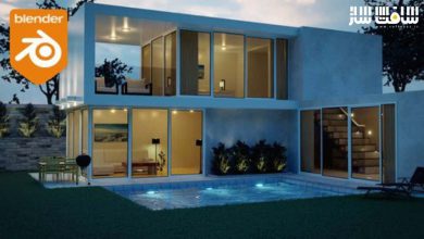 آموزش ایجاد و طراحی یک خانه سه بعدی مدرن در Blender 3.0