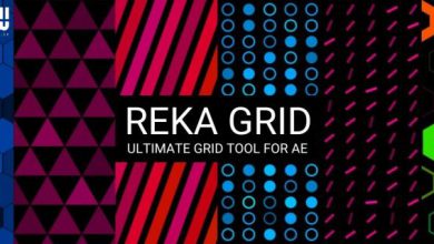 دانلود پلاگین Aescripts Reka Grid v1.0a برای افترافکت