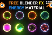 دانلود متریال های FX انرژی برای Blender