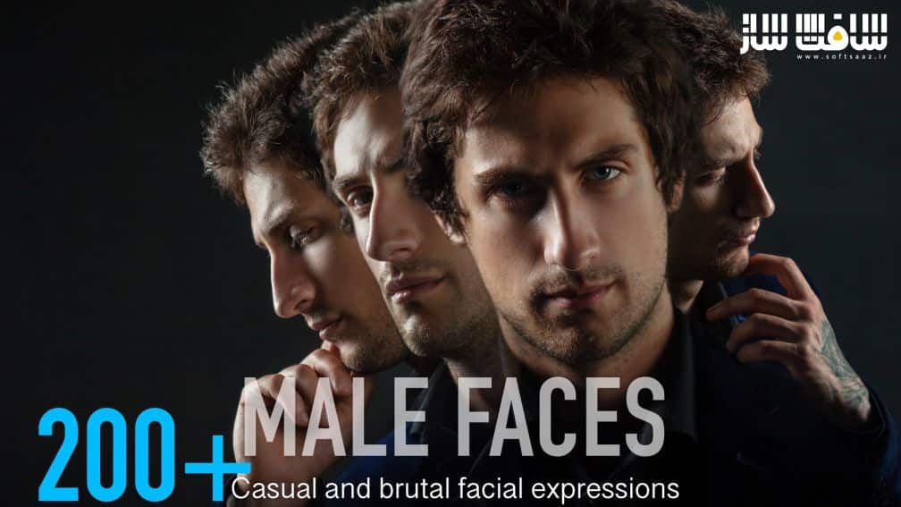 دانلود 200 تصویر رفرنس حالات چهره مردانه 