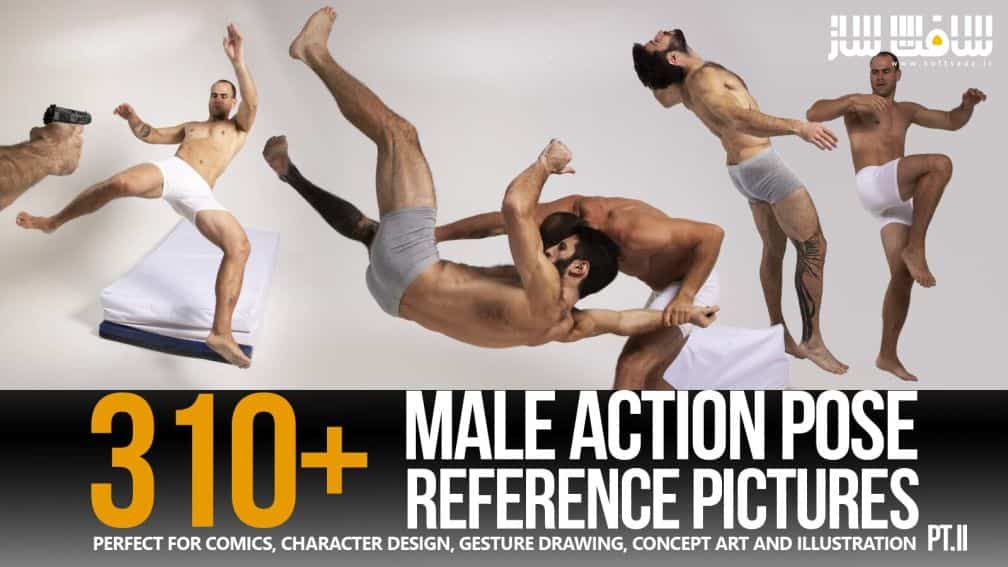 دانلود بیش از 310 تصاویر رفرنس ژست های اکشن مردانه