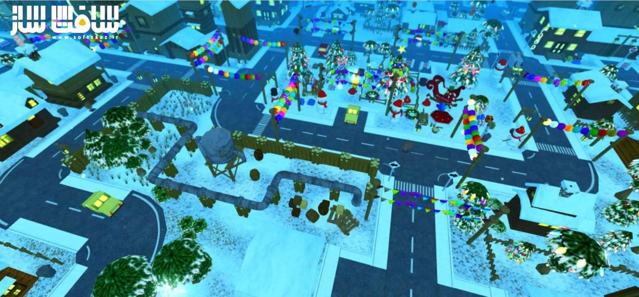 دانلود پروژه Christmas and Winter City v1.1 برای یونیتی