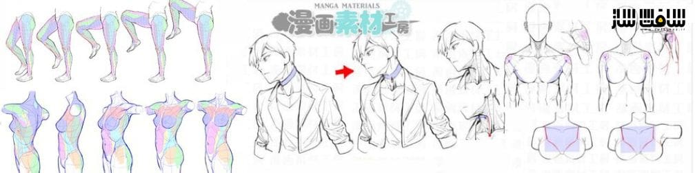 دانلود کالکشنی از آموزشهای Manga Materials