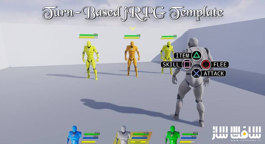 دانلود پروژه Turn-Based jRPG برای آنریل انجین