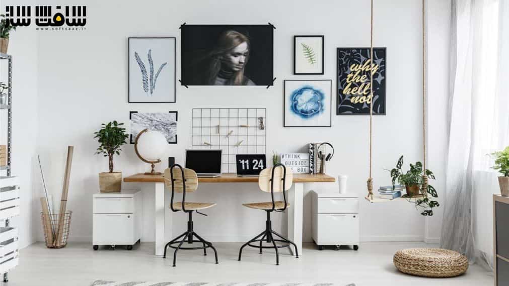 طراحی داخلی دفتر خانه :مانند یک رئیس در خانه کار کنید