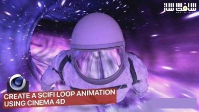 آموزش ایجاد لوپ انیمیشنی sci fi در Cinema 4D