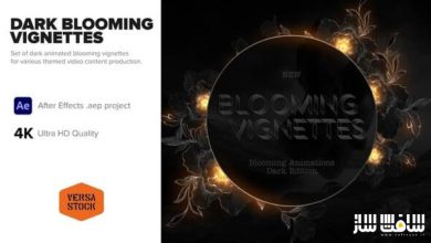 دانلود پروژه Blooming Vignettes Black برای افترافکت