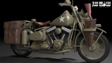 آموزش ساخت موتور سیکلت کاپیتان آمریکایی با Blender