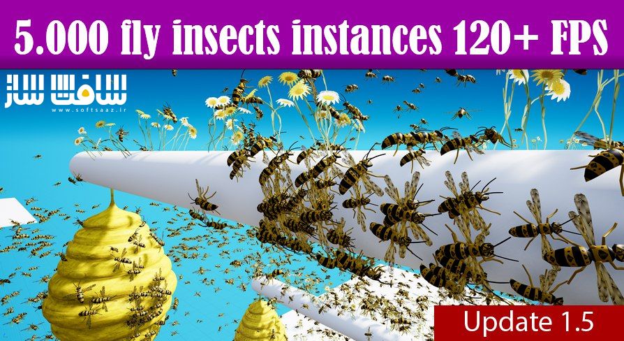 دانلود پروژه Advanced Fly Insects System برای آنریل انجین