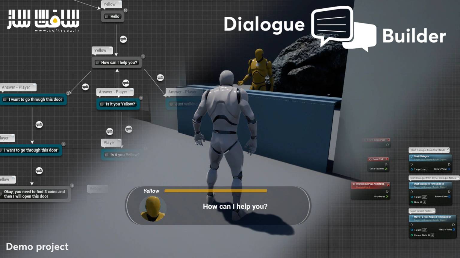 دانلود پروژه Dialogue Builder برای آنریل انجین