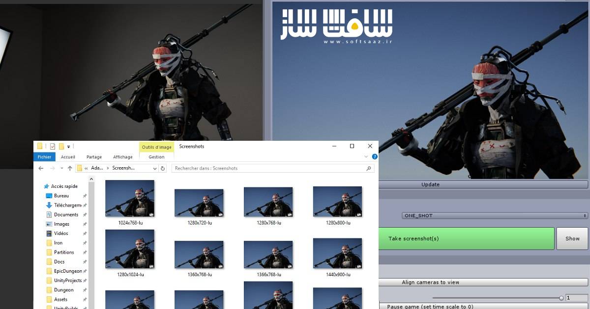 دانلود پروژه Ultimate Screenshot Creator برای یونیتی