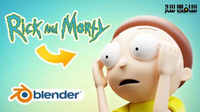 آموزش نحوه ساخت یک کاراکتر Rick And Morty در Blender